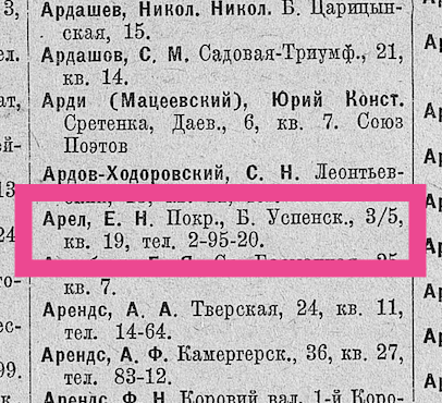 Справочник «Вся Москва» — прадед